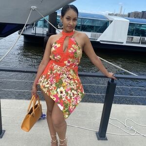 Privileged Vibrant Floral Mini Dress